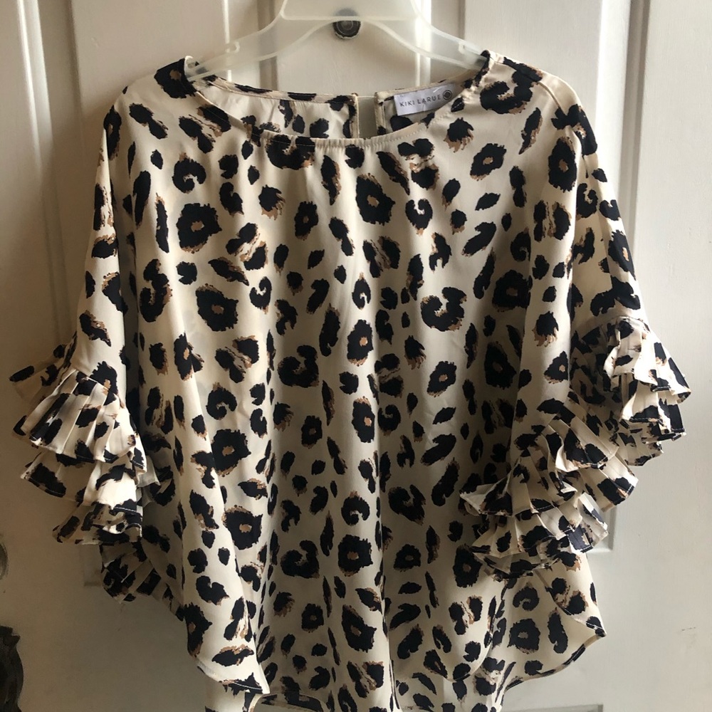 Leopard blouse